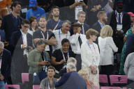 VIPs attend men's basketball final at Paris Olympics