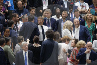 VIPs attend men's basketball final at Paris Olympics