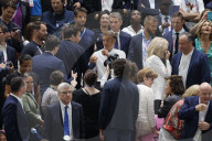 VIPs attend men's basketball final at Paris Olympics