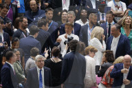 VIPs attend men's basketball final at Paris Olympics