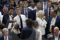 VIPs attend men's basketball final at Paris Olympics