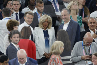 VIPs attend men's basketball final at Paris Olympics