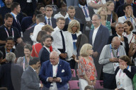 VIPs attend men's basketball final at Paris Olympics