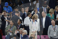 VIPs attend men's basketball final at Paris Olympics