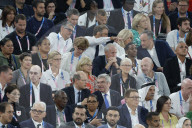 VIPs attend men's basketball final at Paris Olympics