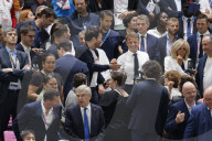 VIPs attend men's basketball final at Paris Olympics