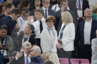 VIPs attend men's basketball final at Paris Olympics