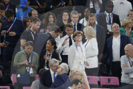 VIPs attend men's basketball final at Paris Olympics