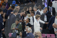 VIPs attend men's basketball final at Paris Olympics