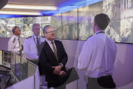 Prime Minister Keir Starmer visits Lambeth Police Station