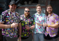 London Craft Beer Festival at Tobacco Dock, London, UK.