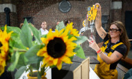 London Craft Beer Festival at Tobacco Dock, London, UK.