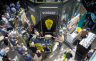 London Craft Beer Festival at Tobacco Dock, London, UK.