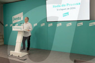 Barcelona - Jordi Turull holds a press conference