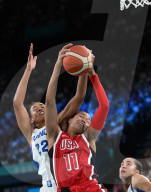 USA defeats France in women's basketball at Paris Opympics