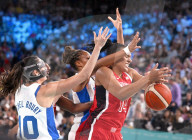 USA defeats France in women's basketball at Paris Opympics
