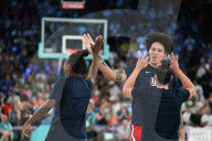 USA defeats France in women's basketball at Paris Opympics