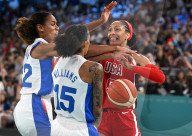 USA defeats France in women's basketball at Paris Opympics