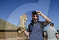 Mammoth bones found on river bank in Ukraine