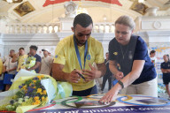 Team Ukraine athletes come home from Paris 2024 Olympics