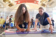 Team Ukraine athletes come home from Paris 2024 Olympics