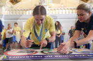 Team Ukraine athletes come home from Paris 2024 Olympics