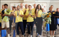 Team Ukraine athletes come home from Paris 2024 Olympics