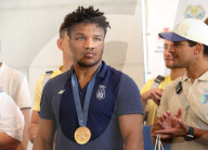 Team Ukraine athletes come home from Paris 2024 Olympics