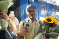 Team Ukraine athletes come home from Paris 2024 Olympics