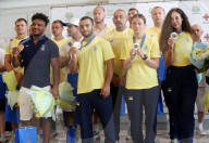 Team Ukraine athletes come home from Paris 2024 Olympics