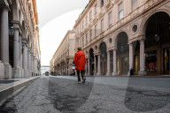Torino, Piazze semi-deserte durante il mese di Agosto 
