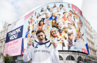 Noah Williams in Piccadilly Circus, London, UK.