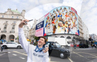 Noah Williams in Piccadilly Circus, London, UK.