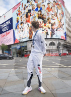 Noah Williams in Piccadilly Circus, London, UK.