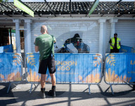 Banksy Gorilla artwork outside ZSL London Zoo, Regent’s Park, London, UK. 