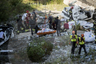 Ponte Morandi anniversario, 5 anni dalla disgrazia - foto repertorio