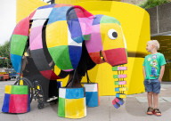 The Elmer Adventure at Southbank Centre, London, UK.