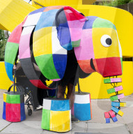 The Elmer Adventure at Southbank Centre, London, UK.