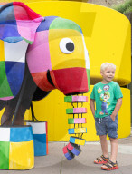 The Elmer Adventure at Southbank Centre, London, UK.