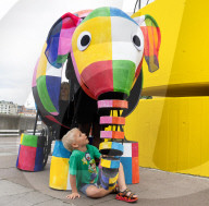 The Elmer Adventure at Southbank Centre, London, UK.