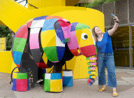 The Elmer Adventure at Southbank Centre, London, UK.
