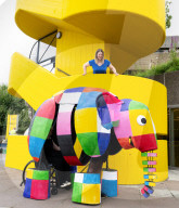 The Elmer Adventure at Southbank Centre, London, UK.