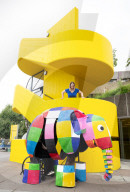 The Elmer Adventure at Southbank Centre, London, UK.