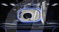 Car with passenger compartment that separates for flight