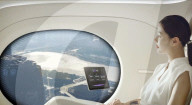 Car with passenger compartment that separates for flight