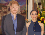 Prince Harry and Meghan four day visit to Colombia, Bogota, Colombia, day 1 - 15 Aug 2024
