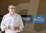Tom Tugendhat Campaigning in the North East of England