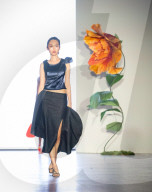 Fashion in Motion:  Orange Culture at the Victoria & Albert Museum, London, UK. 