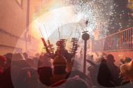 Sant Quinti de Mediona_Barcelona_Correfocs, an ancestral tradition of fire and pyrotechnics