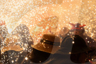 Barcelona,  Correfocs, an ancestral tradition of fire and pyrotechnics in Sant Quinti de Mediona